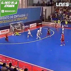 7.4K views · 162 reactions | El Dato de la jornada by BeSoccer Mañana se emitirá un partido con ni más ni menos que... ¡19 GOLES! ⚽⚽⚽⚽⚽ Reale Cartagena - ElPozo Murcia ⏰ 17:00  YouTube y Facebook ¡Aquí te dejamos los 19 goles... y es solo un adelanto! #LNFS #FutsalHeart #YoMeQuedoEnCasa | Liga Nacional de Fútbol Sala | Facebook