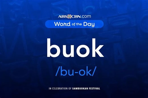 Word of the Day for October 29, 2025: buok | ABS-CBN Lifestyle