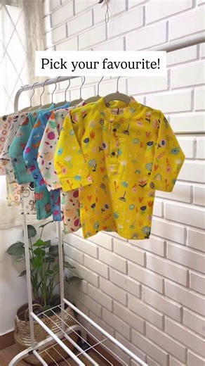 Festive comfort they’ll love, quality you’ll trust #kurtaset #kidswear #babywear #festivewear