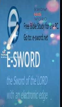 E-Sword, a Free Bible Study software for the PC. e-sword.net