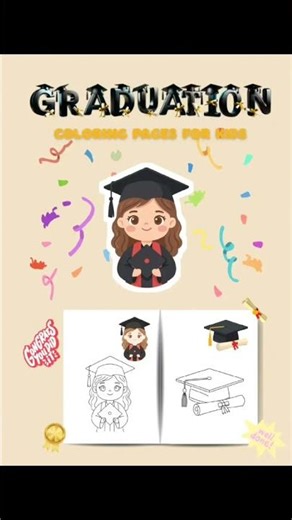 https://payhip.com/b/oXTHF order here. Graduation Coloring Pages for Kids