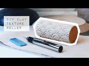 Engraving a clay texture roller with the Resparked Customizer