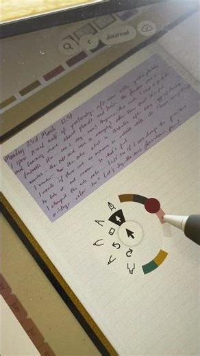new on Defter Notes 2.2.0.: select and change handwriting color #ipad