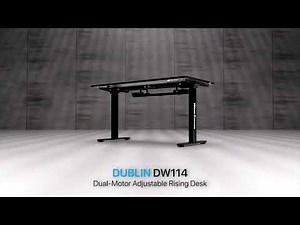 Introducing Fantech Workstation Dublin DW114 Dual-motor Adjustable Desk with Magnetic Accessories