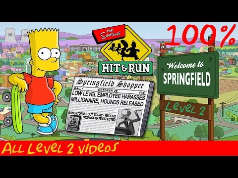 Simpsons hit and run 100%: Level 2