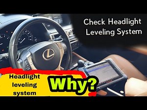 Lexus Headlight leveling system reason ? B2425,B2417,