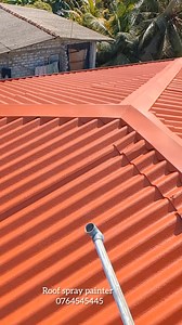 බලන්නකෝ පරණ වහලක් පිරිසිදු කරලා ස්ප්‍රේ පේන්ට් කරන විදිය. 0764545445 #gam_paha #kiribathgoda #roofing #painting #australia #france #italia #italy #sri_lanka #hotel #business #resort #lifestyle #roof_painting #south_korea #reel2025oupageシfor_you | The ROOF SPRAY Painter වහල පින්තාරු කිරීමේ සේවාව