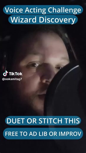 @Terence Davis Voice Acting Thank you for this challenge young man (in wizard voice). This was a lot of fun I was going to try a lower pitched wizard might try that next time. #voiceactingchallenge #voiceover #voicechallenge #voiceacting #duetchallenge