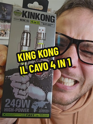 King Kong, il cavo 4 in 1 #samsung #iphone #iphone17 #tablet #perte