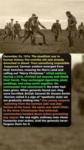 Enemies Shook Hands in No Man's Land — Their Generals Were Furious