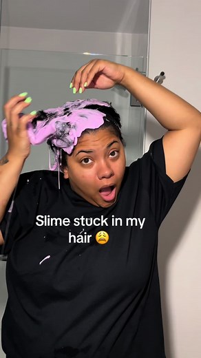 Removing Slime Stuck in Hair: A Hair Cutting Story
