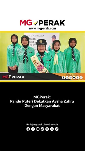 Aysha Zahra: Pandu Puteri dan Komitmen Sosial