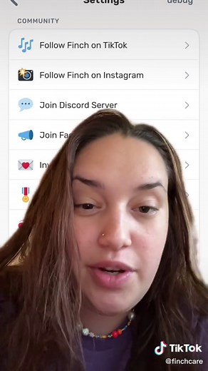 Finch is customizable to your own needs! Here’s our quick walkthrough of the settings page. 🧡🐥✨ #mentalhealth #finchfam #selfcare #motivation #app #birbs #finchcare #finchtok