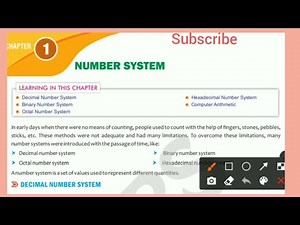 Chapter 1 Number system class 7 computer | #class_7computerIT #dpms