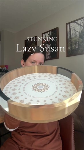 I mean ooooover 1/2 off that’s such a beautiful steal! Using this one on my table and getting another for my kitchen! #lazysusan #qvc #qvcdeals #qvcloyaltyprogram