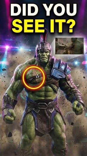 Did You Notice Hulk’s Chest Scar? #spiderman #ironman #avengers #marvel #mcu