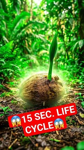 Coconut Tree Life Cycle 🌴 | Mind-Blowing Loop #shorts #nature #aivideo #lifecycle