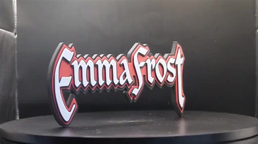 Emma Frost 3D-Printed Logo: Elegance for Collectors