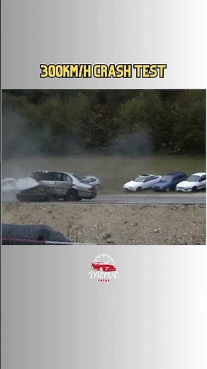 300 km/h Crash Test: Can This Car Survive Insane Speed Impact? #carcrash #crashtest #crashtesting