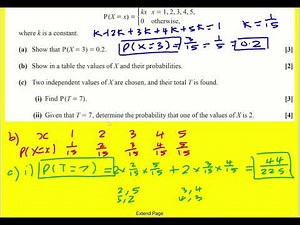 AL OCR Jun 2019 paper 2 pure/stats q12 (Maths A Level)