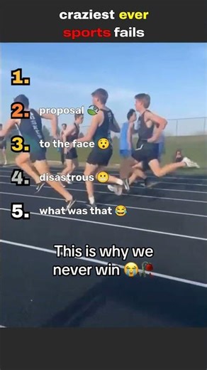 Craziest Sports Fails 🤣 #basketball #funny #sports #football #trackandfield