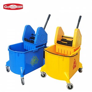 [Hot Item] Plastic Single Mop Cleaning Bucket and Wringer 38L