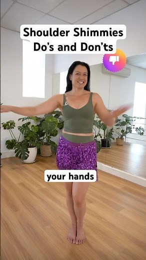 Do NOT 🚫 SHOULDER SHIMMY like THIS #bellydance #bellydancetutorial
