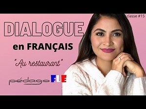 Dialogo en FRANCES - en el RESTAURANTE - Clase 15