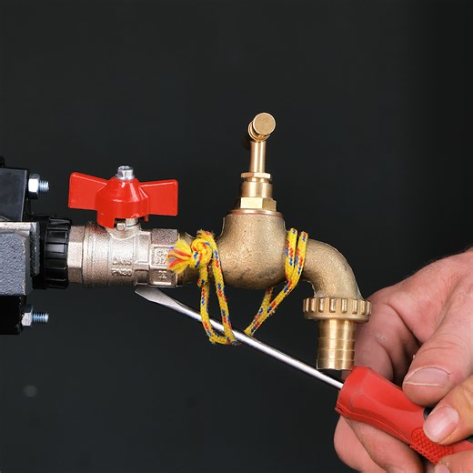 Remove a stuck faucet with this hack