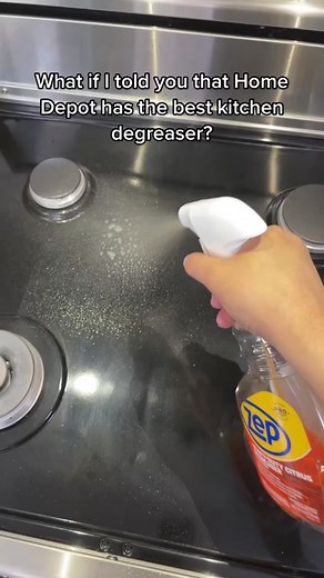 So fresh. So clean. #kitchencleaningtips #stovecleaning #degreaserhack | Zep Degreaser