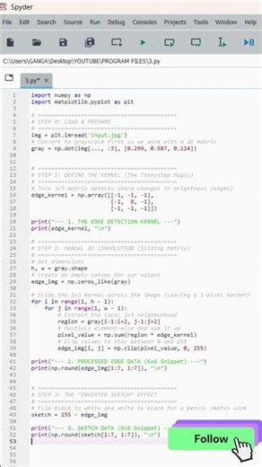 ​💻 Turn Any Image into a Pencil Sketch with Python! | Image Processing Tutorial 🚀