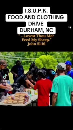 DURHAM,NC CORNWALLIS PROJECTS FOOD AND CLOTHING DRIVE #isupk #israelites #black #latino #nativeamerican #fooddrive #durham #northcarolina