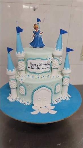 castle 🏰 princess cake making #cakedecoration #viralvideo #ajaycakeartist #youtubeshorts #cakedesign