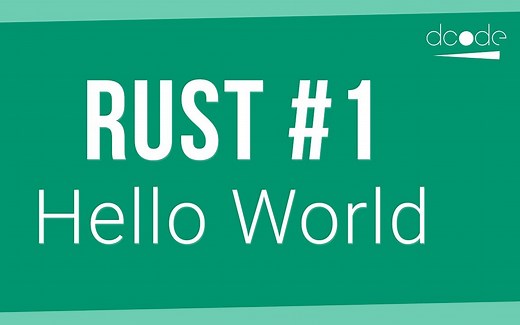 [中英字幕] Rust 编程课程 ( Rust Programming Tutorial )