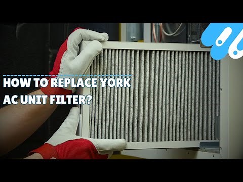 How to replace York ac unit filter?