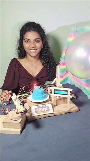 Cake Cutting and Balloon Blaster iron dome | DIY Arduino #Arduino #DIY #100KSpecial