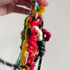 Colorful Paracord Keychains With Flower Charm, Minimalist Style Rope Bag Charm, Handbag Charms for Bag Accessories, Back to School Gifts - Etsy