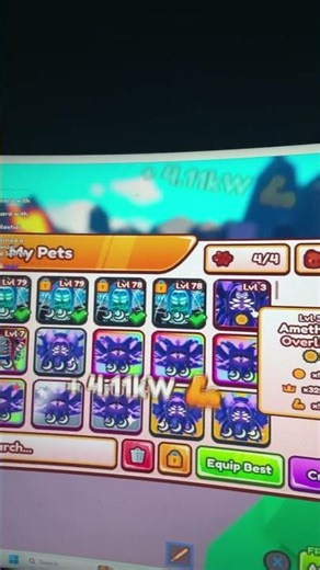 Hatched new secret in Roblox Saber simulator #sabersimulator