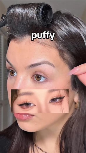 Audrey Victoria on Instagram: "trying aegyo-sal on downturned eyes 👀 roast me #makeuptutorial #makeup"