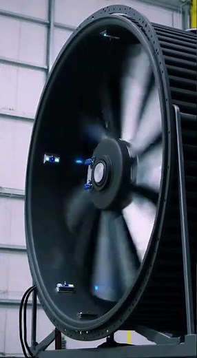 Innovative industrial ventilation in action.