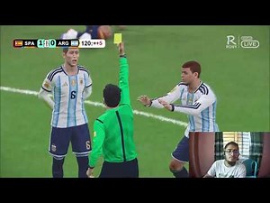 PES 21 Gameplay : Argentina vs Spain | Video Gameplay & Facecam Commentary
