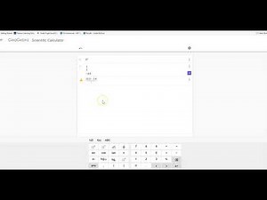 GeoGebra Class widths and fractions