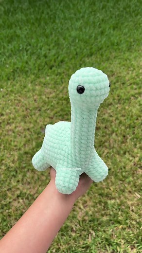 Crochet Dinosaur Color Ideas: Let’s Make a Cute Cyan Dino 🦕