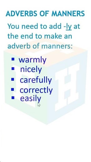 Adverbs of Manner Examples