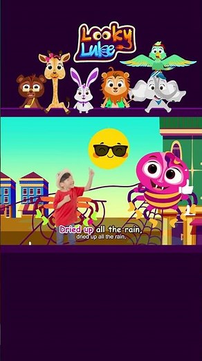 Itsy Bitsy Spider 🕷️ | Nursery Rhyme for Kids by looky luke