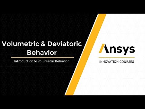 Intro to Volumetric and Deviatoric Behavior — Lesson 1