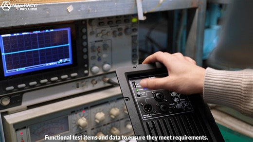 Step 3/4：Panel Assembly First Article Inspection Precision within, perfected without. Where engineering meets ergonomics and aesthetics. #AccuracyProAudio #Professionalspeaker #ManufacturingExcellence #QualityAssurance #Speakermanufacturing | Accuracy Pro Audio