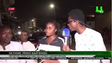 31st December Night: Reporting Live From Bantama High Street, Bonsam Gyam. #UTVGhana | UTV Ghana