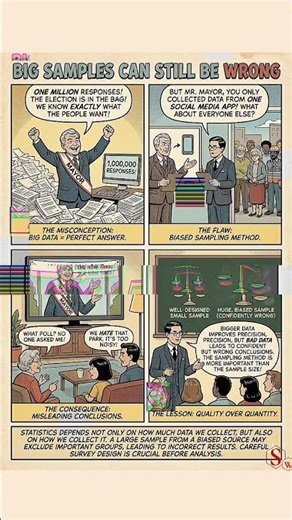 Big Samples Can Still Be Wrong #statsfacts #sampling #bigdata #motivation