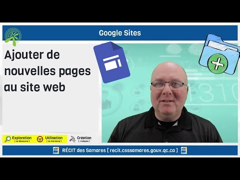 Google Sites - Ajouter de nouvelles pages au site web (passage de la page web à un site web) [6/9]